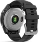 Смарт-годинник Garmin Fenix E 47mm AMOLED Stainless Steel with Black Silicone Band (010-03025-02/00) - зображення 3