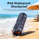 Портативна Bluetooth колонка з сонячною панеллю ES-T69 Pro Max 20W 5000mah, мульти ліхтар, магніт - зображення 3