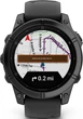 Смарт-годинник Garmin Fenix E 47mm AMOLED Slate Gray Steel with Black Silicone Band (010-03025-03/01/13) - зображення 2