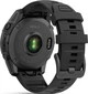 Смарт-годинник Garmin Fenix E 47mm AMOLED Slate Gray Steel with Black Silicone Band (010-03025-03/01/13) - зображення 4