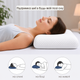 Подушка ортопедическая ARDESTO Белая Sleepwell Warm&Cold Пена мемори Прямоугольная 60х40х12 см (ART6040CWC) - изображение 6