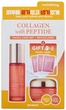 Zestaw do twarzy SKIN627 Collagen With Peptide serum 50 ml  + krem 50 g + maseczki 3 x 22 ml (8809696984746) - obraz 1