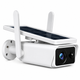 Вулична автономна IP Wifi камера відеонагляду iCsee, 5MP із вбудованою сонячною панеллю - зображення 1