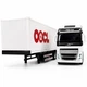 Металлическая модель грузовика Volvo FH16 контейнеровоз 31 см со световыми и звуковыми эффектами, инерционная фура-трейлер - изображение 3