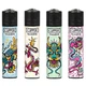Набір кремнієвих запальничок Clipper Pocket Asian Dragons, 4 шт, 70 х 14 мм - зображення 1