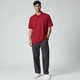 Мужская футболка поло Tommy Hilfiger с вышитым логотипом Tonal Embroidery Logo, бордо, размер M (TH12001.4M) - изображение 2