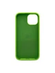 Чехол для iPhone 15 силиконовый Soft-touch Silicone Case Full Size (AA) Shiny Green - изображение 2