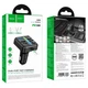 FM-трансмітер модулятор Hoco E89 Libre (2USB/Type-C 45W Bluetooth V5.4) Багатофункціональний зарядний пристрій LED-дисплей Чорний - изображение 2