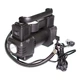 Автомобильный компрессор портативный Air Pump SCK619 12V с манометром и LED фонарем стрелочный - изображение 4