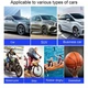 Автомобильный компрессор портативный Air Pump SCK619 12V с манометром и LED фонарем стрелочный - изображение 6