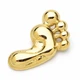 Брошь BROCHE Медицина Подологу Стопа из стали золотистая BRBF115491 - изображение 2