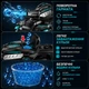 Радиоуправляемый водяной танк, игровая машинка 4×4 с дрифтом и движением 360° на mecanum колесах, стрельбой водяными шариками, LED-подсветкой, звуковыми эффектами и USB зарядкой, игрушечный RC танк на пульте управления для детей, красный - изображение 4