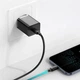 Мережевий зарядний пристрій 20W Baseus Super Si Quick Charger 1Type-C швидка зарядка Power Delivery 3.0+Quick Charge 3.0 CCSUP-B01 Black - зображення 7