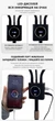 Профессиональная двойная LED лампа 45 Вт CS-D50S на штативе с держателем телефона и пультом для косметологов и контент-мейкеров - изображение 5