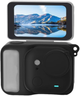 Силиконовый защитный чехол для экшн камер Insta360 GO Ultra с крышкой для объектива и ремешком - изображение 4
