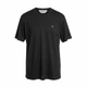 Мужская футболка Brunello Cucinelli Logo-Print Cotton-Jersey T-Shirt черная, размер XL (BC12001.6XL) - изображение 1