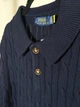 Мужская футболка поло Ralph Lauren Cable Knit темно-синяя, размер M (RL13001.1M) - изображение 4