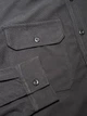 Мужская рубашка в стиле Stone Island Stretch Velvet Overshirt черная размер M (SI11004.1M) - изображение 6