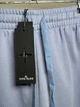 Мужские шорты в стиле Stone Island Compass Embroidered Brushed Cotton Fleece Shorts, Avio Blue/Purple размер M (SI18001.4M) - изображение 5