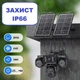 Уличная 4G камера SHIWOJA K322 20Мп с 4 объективами 2 солнечных панели зарядки акумулятор 20100мАч PIR датчик движения - изображение 6