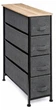 Regał 5five Simply Smart z 4 szufladami tekstylnymi 48 x 20 x 75 cm (3560239245490) - obraz 1