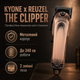 Профессиональная машинка для стрижки Reuzel x Kyone The Clipper аккумуляторная металлическая 240 мин работы 7200 RPM с 6 насадками - изображение 1