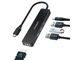 USB-хаб Choetech HUB-M80-BK 5-in-1 Black - изображение 3
