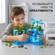 Конструктор Майнкрафт з LED підсвіткою Minecraft Вежа з Драконом , 898 деталей, 7 фігурок та рухомий Дракон Льоду - зображення 2