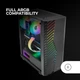 Корпус для ПК Mars Gaming MC-VOLT/ARGB/Черный (102011554) - изображение 4