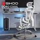 Офисное кресло Sihoo Крісло офісне з підставкою для ніг Sihoo doro c300l Mesh White with foo (doro-c300l-a3-102-jt) - изображение 8