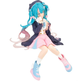 Фігурка Hatsune Miku сидяча з ПВХ пластику 15 см, статуетка Хацуне Міку декоративна для інтерʼєру - зображення 5