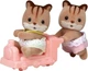 Zestaw figurek Epoch Sylvanian Families Bliźniaki wiewiórki 2 szt (5054131054215) - obraz 2