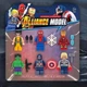 Набор фигурок лего Marvel Avengers минифигурки Супергероев Марвел Мстители 6 шт игрушки детский набор игрушечные фигурки конструктор Kons_20 - изображение 1