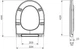 Сидіння - кришка для унітаза Cersanit Moduo Plus Oval Semi K98-0356 Soft Close дюропласт - зображення 3