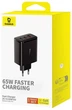 Сетевое зарядное устройство 65W Baseus Cube Pro 65W GaN5 2xType-C/USB черный (P10152301113-00) - изображение 14