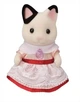 Figurka Epoch Sylvanian Families Party Time Tuxedo Cat Girl z akcesoriami (5054131056462) - obraz 4