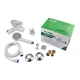 Смеситель для ванны PLAMIX OSCAR-009 EURO SET WHITE (со шлангом, лейкой и кронштейном) (PM0699) - изображение 4