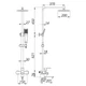 Душова колона зі змішувачем Zerix LR72433 (нерж. сталь) (LL1474) - изображение 2