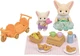 Zestaw figurek Epoch Sylvanian Families Sunny Picnic Fennec Fox Sister & Baby (5054131056981) - obraz 2