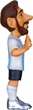 Коллекционная фигурка Minix Argentina Messi 12 см (22571) (8436605122571) - изображение 4