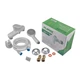 Смеситель для душевой кабины Plamix Lucas-003 SET White с шлангом, лейкой и кронштейном (PM011) - изображение 3