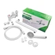 Змішувач для ванни PLAMIX OMEGA-140 EURO SET WHITE (со шлангом, лейкой и кронштейном) (Колір білий) (MX9579) - изображение 5