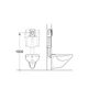 Комплект Grohe Set Унітаз ELLIPSE-0305-T3 система змиву TORNADO 3.0 + Інсталяція Grohe Rapid SL UA388400WG + панель змиву 38732000 (UA388400WGELLIPS0305T3) - изображение 8