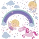 Детские наклейки на стену Designstickers Единорог 59.4х84 см (50613841) - изображение 4