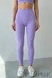 Леггинсы в рубчик с пуш-апом эффектом INSECRET Leggings RIBBED Push-Up PURPLE ROSE S/M Фиолетовые - изображение 2
