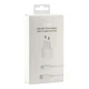 Мережевий зарядний пристрій Power Adapter 20W Type-C кабель Lightning для Iphone 14 Pro Max із швидкою зарядкою White - изображение 2
