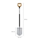 Лопата штикова Fiskars Xact™ (1066729) - изображение 2