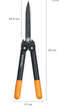 Ножиці для кущів Fiskars PowerGear ™ з силовим приводом HS72 (114790) 1000596 - изображение 2