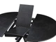 Стол Task 105-138x105 Ceramic Dark Grey - изображение 3
