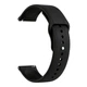 Ремінець силіконовий 22 мм для Amazfit Bip 6 чорний - зображення 1